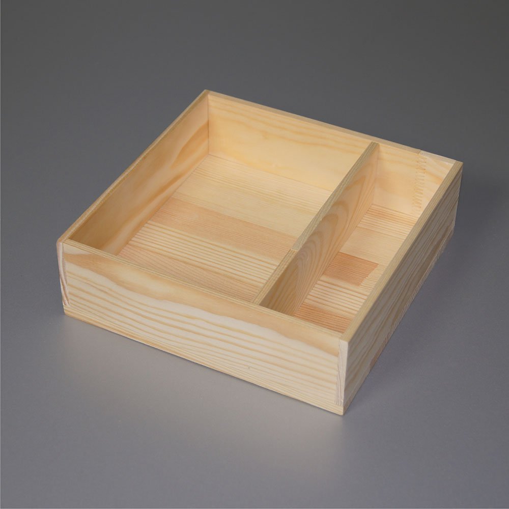 Фото товара: Деревянный ящик для HoReCa с перегородкой